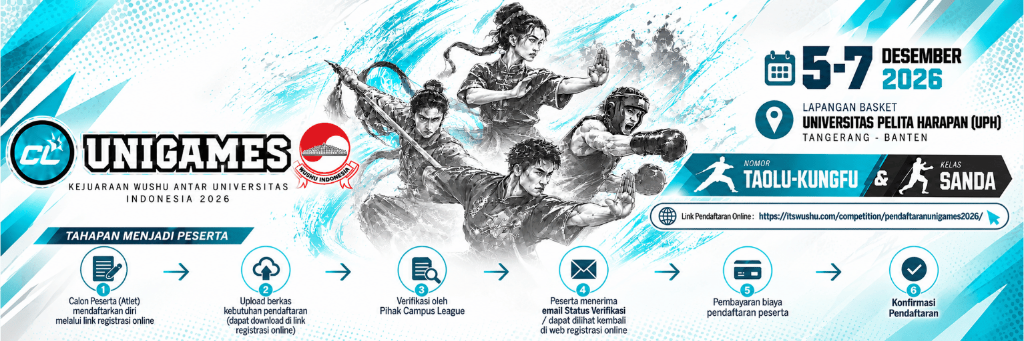 UNIGAMES 2026 - Kejuaraan Wushu Antar Universitas Indonesia